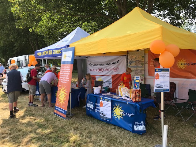 Living Options Devon at an outdoor event