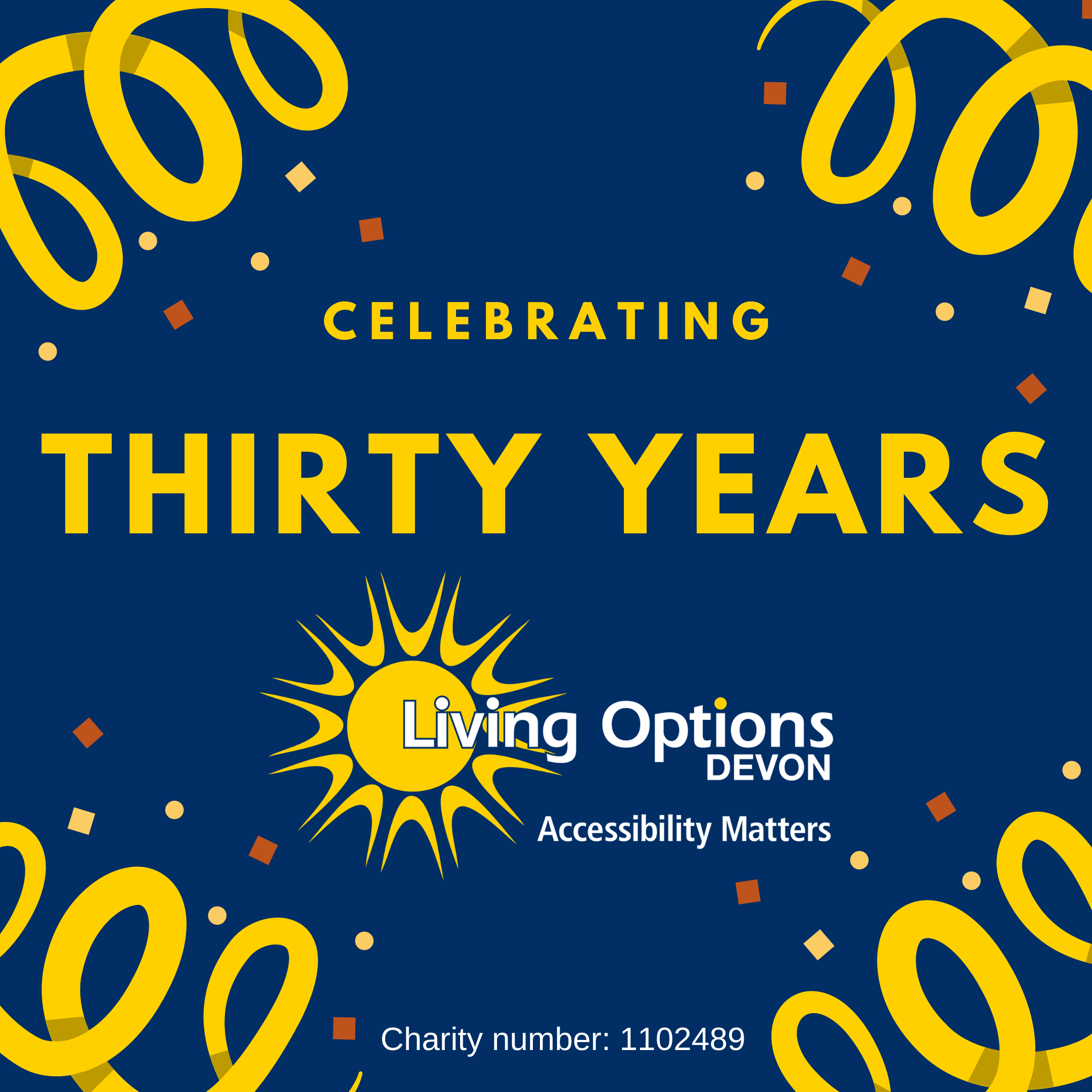 Celebrating thirty years of Living Options Devon