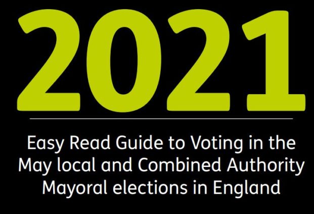 Easy read guide to voting in the general local and combined authority elections in May