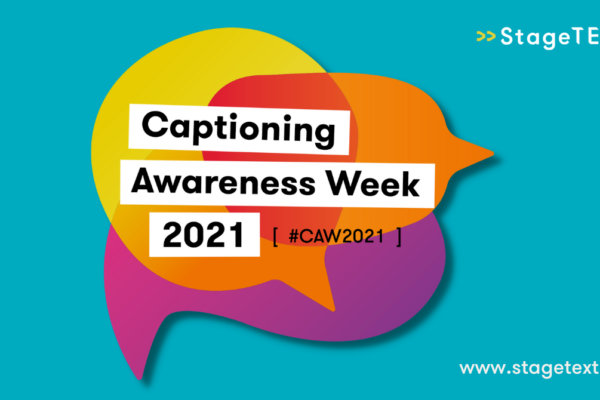 Captioning Awareness Week 2021 logo