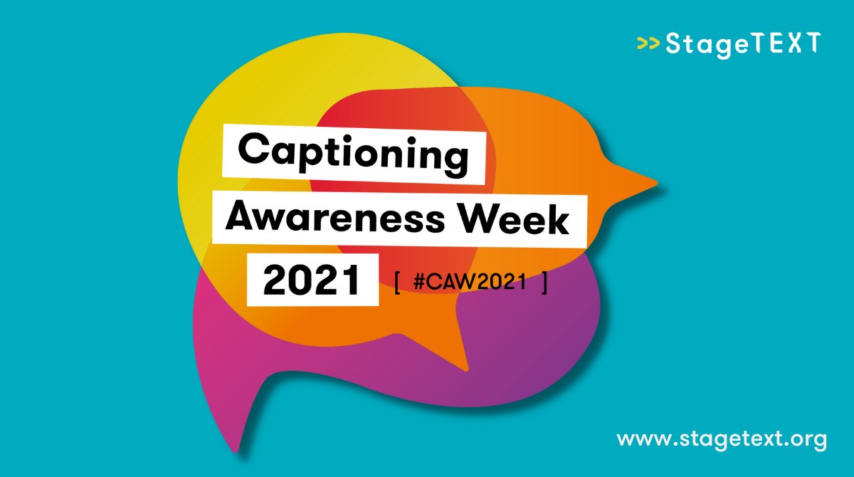 Captioning Awareness Week 2021 logo