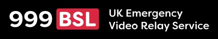 999 BSL logo - UK Emergency Video Relay Service