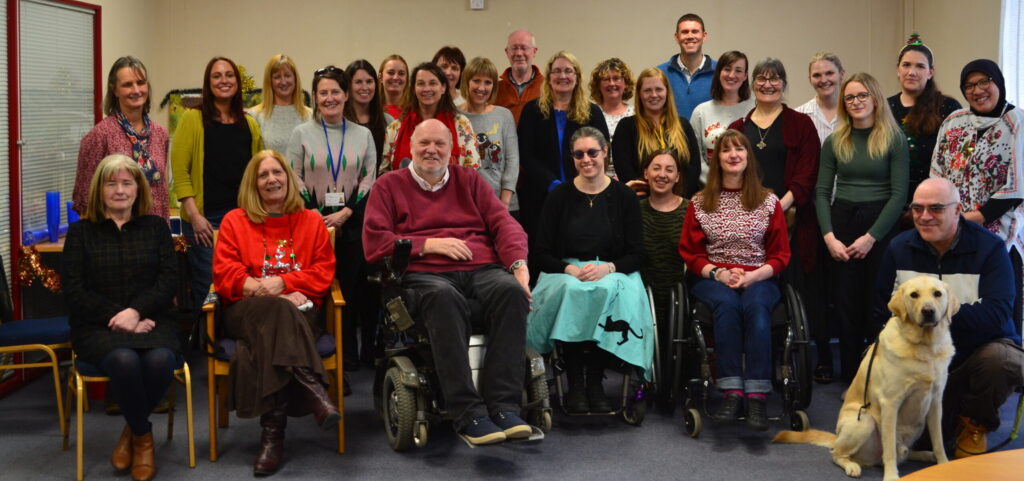 A group photo of some of our team