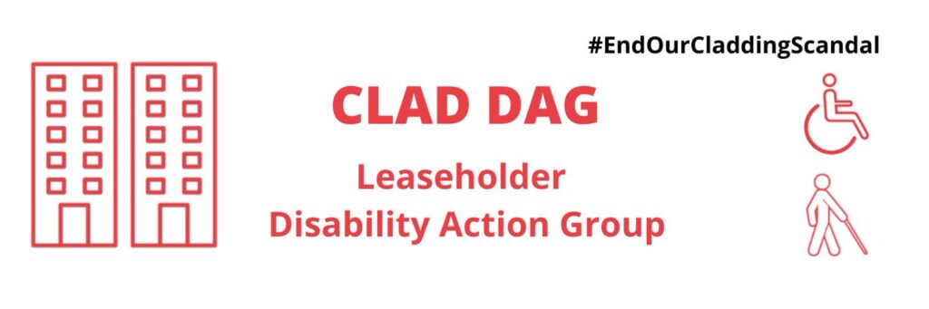 CLAD DAG Leaseholder Disability Action Group banner